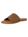 Produktbild: Tamaris Damen Pantolette Leder flach, braun, 40 EU