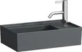 Produktbild: LAUFEN Kartell Handwaschbecken, Armaturenbank rechts, unterbaufähig, 1 Hahnloch, ohne Überlauf, 460x280mm, H8153347581111