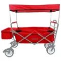 Produktbild: Stoff Bezug Bollerwagen komplett in Rot JW76- faltbarer Bollerwagen Wechselbezug - Fuxtec