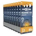 Produktbild: ANSMANN Hörgerätebatterien Typ 13 orange P13 PR48 ZL2, 60 Stück, Sparpack, Batterien für Hörgeräte & Hörhilfen, leicht greifbar