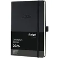 Produktbild: Wochenkalender Conceptum ca. A5 Hardcover schwarz 2026