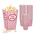 Produktbild: Popcorntüten Popcornbecher Popcornbehälter Popcornbox 60 Stück Retro-Design