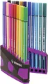Produktbild: STABILO - Premium-Filzstift - Pen 68 ColorParade - 20er Tischset in anthrazit/pink