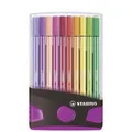 Produktbild: Premium Filzstift STABILO Pen 68 Colorparade anthrazit/pink Tischset 20er Pack