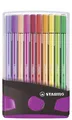 Produktbild: Premium-Filzstift - STABILO Pen 68 Colorparade - 20er Tischset in anthrazit/pink