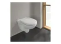 Produktbild: Villeroy & Boch O.Novo Combi Pack 5660HR01 WC mit WC-Sitz, spülrandlos, DirectFlush, Weiß Alpin