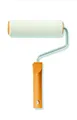 Produktbild: 5 x Lackierwalzen Lackrolle Lackierroller Filtstar Superfein 15cm  + Bügel