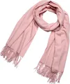 Produktbild: DonDon Damen Winter-Schal groß und flauschig 200 x 70 cm - Altrosa
