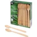 Produktbild: PAPSTAR Einweg-Kaffeelöffel pure, Holz, 100 St.