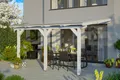Produktbild: Skanholz Terrassendach Bormio, BxT: 434x350 cm, Bedachung Doppelstegplatten