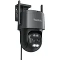 Produktbild: Reolink Trackmix WiFi, 4K 8MP Dual-Objektiv Outdoor Überwachung, 2,4/5 GHz Dual-Band Wi-Fi 6, Auto-Zoom Tracking, Pan&Tilt, 6X Zoom, Nachtsicht, Grau - Grau