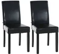 Produktbild: CLP Esszimmerstuhl 2er Set Esszimmerstuhl Ina schwarz, braun