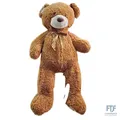 Produktbild: BRUBAKER XXL Teddybär 100 cm groß - Beige - 1x kleines Loch am rechten Arm