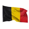 Produktbild: Aricona Belgien Flagge 90x150cm - wetterbeständige Fahne mit Messingösen, 100% Polyester, robuste Doppelnaht & in lebendigen Farben - ideal für Flaggen-Liebhaber