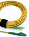 Produktbild: Elfcam - 0,5 m Glasfaserkabel SC/APC auf LC/APC Monomode Simplex 9/125 µm OS2 Patchkabel LSZH Gelb