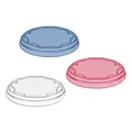 Produktbild: Koziol Frischhaltedeckel FRESH, 3-teilig 3239293 , 1 Set = 1x blau, 1x weiß, 1x rot