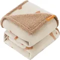 Produktbild: FEANDREA Wasserdichte Hundedecke, Sherpa-Fleece-Tierdecke für mittelgroße und große Hunde, Katzen, 152 x 127 cm, XL, maschinenwaschbar, doppelseitige Sofaschutzdecke, Beige PPB060K01
