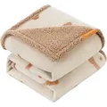 Produktbild: Feandrea Wasserdichte Hundedecke, Sherpa Fleece Haustierdecke für mittelgroße und große Hunde, Katzen, 152 x 127 cm, XL, maschinenwaschbar, beidseitiger Sofabezug-Schutz, beige PPB060K01