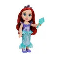 Produktbild: Disney Princess Arielle Puppe 35cm, reflektierende Glitzeraugen, bewegliche Gele