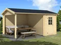 Produktbild: LASITA MAJA Gartenhaus Wibo, BxT: 465x338 cm, (Set), mit Anbau