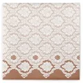 Produktbild: Sovie HORECA Serviette Mandy in hellbraun aus Linclass® Airlaid 40 x 40 cm, 50 Stück - Ornamente