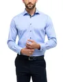 Produktbild: eterna Langarm Hemd MODERN FIT Pinpoint unifarben, Mittelblau, W42 Langarm