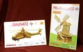 Produktbild: Pebaro Holzbausatz Windmühle &  Hubschrauber Apache, unbehandeltes Holz/OVP, Z34