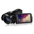 Produktbild: Lipa HDV-Z63 Full HD Sony-Objektiv Digital Kamera WiFi - Camcorder - Videokamera - Mit WiFi - Anschluss für Externe Mikrofone und Stativ - Full HD-Auflösung - 24 Megapixel - Sony CMOS-Objektiv