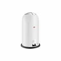 Produktbild: Wesco Tretmülleimer Kickmaster Junior Weiß matt, Abfalleimer, Stahlblech, 12 L