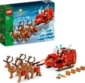 Produktbild: LEGO Schlitten des Weihnachtsmanns, Bau- und Spielset für Kinder mit Minifigur und Rentieren, Weihnachtsgeschenk für Jungen und Mädchen, kleines Weihnachtsgeschenk, Weihnachtsschmuck 40499