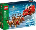 Produktbild: LEGO Schlitten des Weihnachtsmanns, BAU- und Spielset für Kinder mit Minifigur u