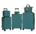 Produktbild: VALLSERO Trolleyset LG2 Hartschalen-Koffer set (S,M,L,XL) Rollkoffer, Reisekoffer, (Hartschalen Trolley 6-teiliges-set), Handgepäck 4 Rollen, ABS-Material, TSA Zollschloss, 6-teiliges Set