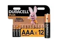 Produktbild: Duracell Batterien Plus Power Boost AAA LR03 Alkali 12 Stück