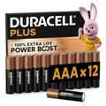 Produktbild: DURACELL Plus AAA-Batterien (12er-Pack) – Alkaline-Batterien 1,5 V