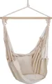 Produktbild: Hängesessel mit 2 Kissen GARDA-120 in beige, B/H/T: ca. 90/120/60 cm