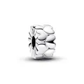 Produktbild: PANDORA Moments Herzmuster Clip Charm aus Sterling Silber, Kompatibel Moments Armbändern, 792828C00