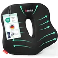 Produktbild: Blumtal Sitzkissen Bürostuhl – Keilkissen Schwarz Steißbeinkissen - Ergonomisches Sitzkissen Auto – Hämorrhoiden Sitzkissen Stuhl – Steißbeinkissen, Sitzpolster Stuhl – Optimales Bürostuhl Sitzkissen