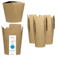 Produktbild: Enpack Nudelboxen 500ml (16oz) – 500 Stück aus Kraftpapier | Einweg To-Go Boxen mit Beschichtung | Auslaufsichere Take Away Verpackung für Asia Food, Streetfood, Gastronomie, Events