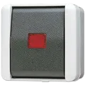 Produktbild: Jung 806KOW Wipp-Kontrollschalter, Universal Aus-Wechsel, AX 250 V ~, IP 44, WG 800