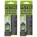 Produktbild: Petec 2x Gewindedichtung 15g Sb-Karte