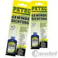 Produktbild: 2x 97216 PETEC GEWINDEDICHTUNG 15 GRAMM BLAU DVGW GEPRÜFT DICHTSTOFF DICHTUNG