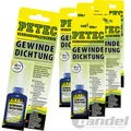 Produktbild: 6x 97216 PETEC GEWINDEDICHTUNG 15 GRAMM BLAU DVGW GEPRÜFT DICHTSTOFF DICHTUNG