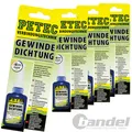 Produktbild: 4x 97216 PETEC GEWINDEDICHTUNG 15 GRAMM BLAU DVGW GEPRÜFT DICHTSTOFF DICHTUNG