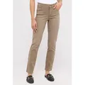 Produktbild: ANGELS Straight-Jeans CICI Straight-Schnitt, Slim fit Passform, aus Baumwollmischung braun 46