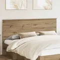 Produktbild: vidaXL Kopfteil mit Kopfteil Artisan-Eiche 180 cm Holzwerkstoff