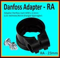 Produktbild: 5 x Adapter RA - 23mm Danfoss auf Standard Thermostat M30x1,5mm Heimeier usw