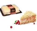 Produktbild: Blätterteigtorte “Napoleon” mit Vanillegeschmack & Preiselbeerfüllung 1200g