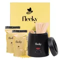 Produktbild: fleeky Wax Heater Kit - elektrisches waxing Komplett-Set mit Wachswärmer für seidenglatte Haut on fleek, professionelle Ergebnisse und anfängerfreundliche Handhabung
