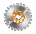 Produktbild: kwb Kreissägeblatt 150 x 16 mm, Made in Germany, Nagelfest, für Holz mit Metallresten, Universal Sägeblatt für z.B. Metalle, Holz und Kunstoffe