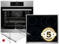 Produktbild: Backofen Edelstahl AEG  BE33C636x Set inkl. Glaskeramikkochfeld + Teleskopauszug